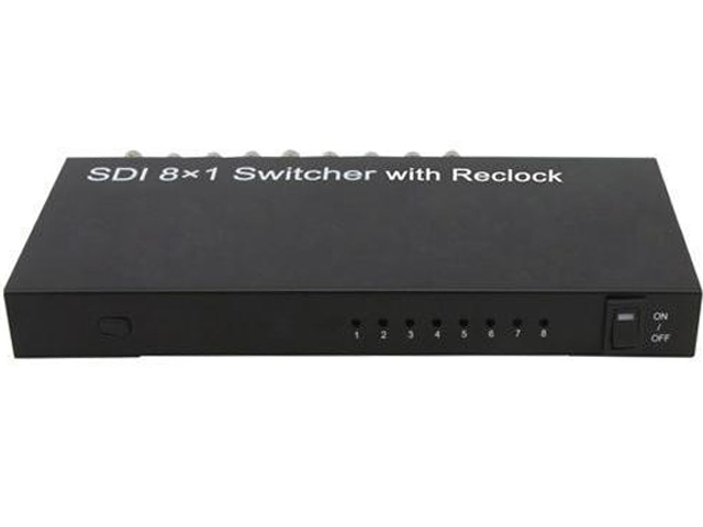 SDI 8x1 Switcher with Reclock,D(zhun)Q,˼DƼ-----c(din)Ŵ